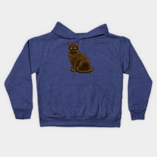 Burmese Cat - Sable Kids Hoodie